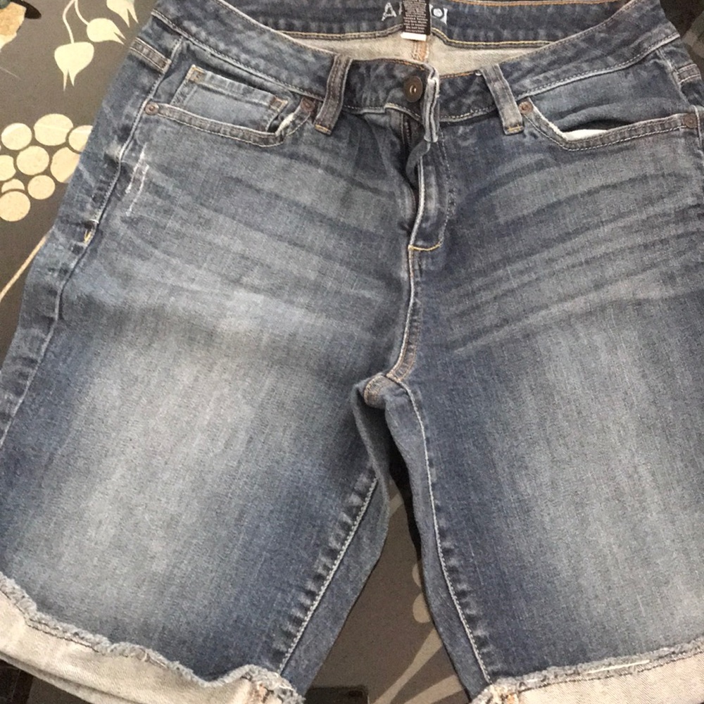 Denim shorts